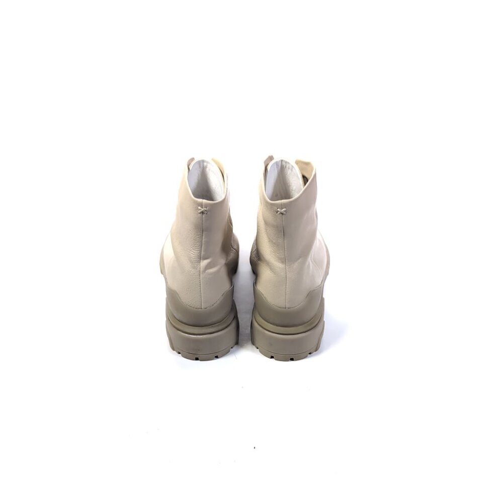 Rag & Bone Boots Beige Leather Womens Size 11 | Eur 41 Oyster Leather - Picture 5 of 9